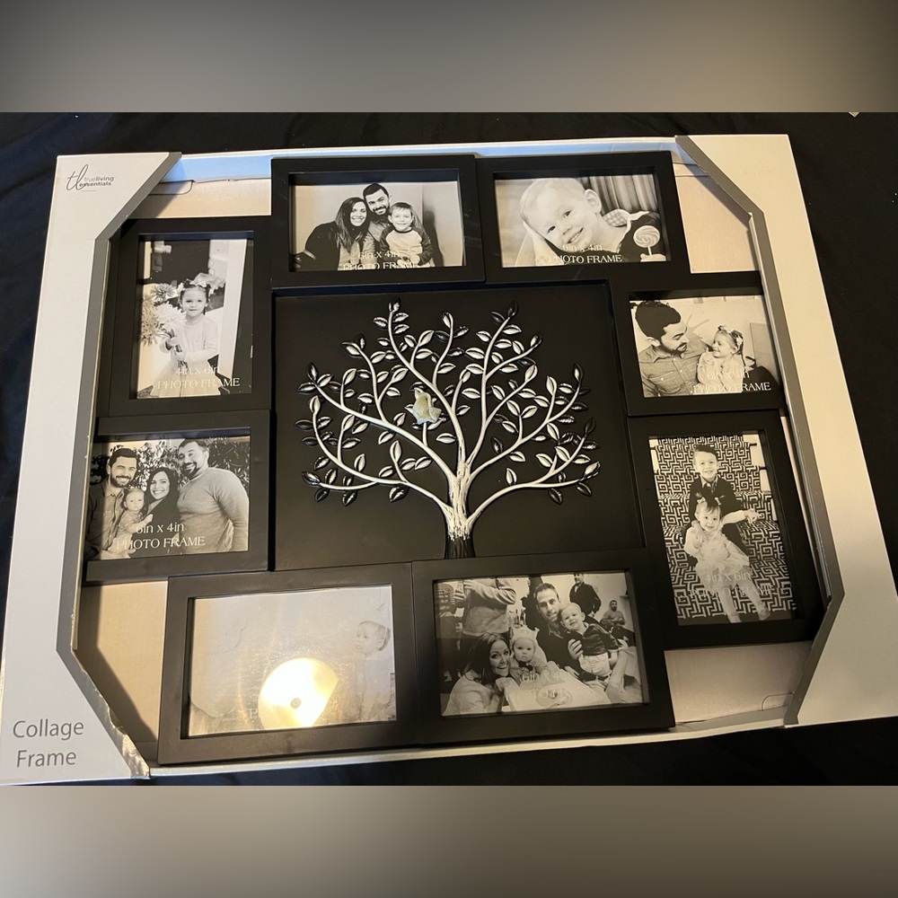 Black Family Tree Picture Collage.